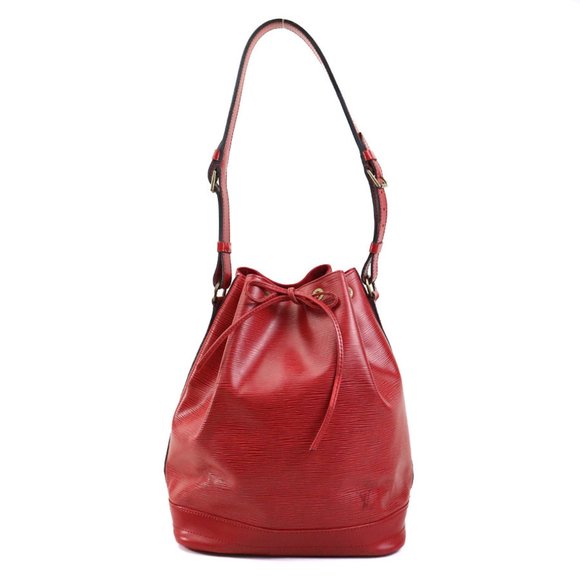 Louis Vuitton Noé Red Leather shoulder - Picture 1 of 5